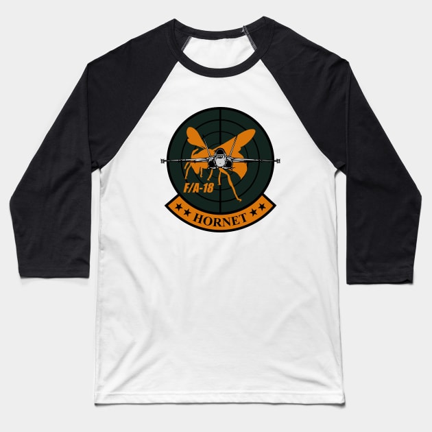 F/A-18 Hornet Baseball T-Shirt by TCP